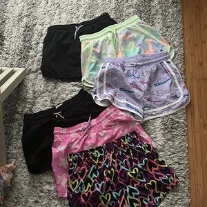 Colorful Graphic Shorts Set